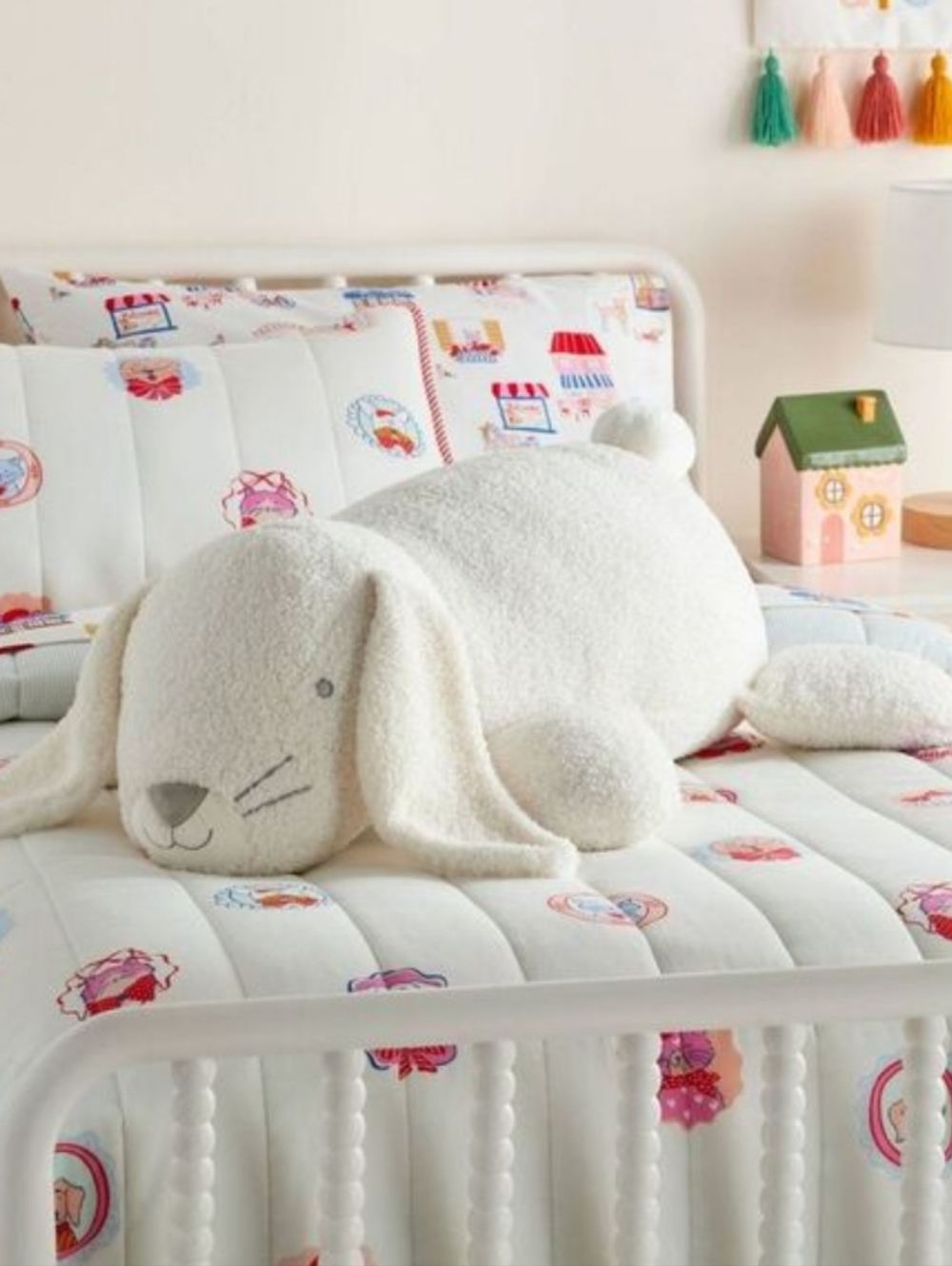 Jumbo Bunny Kids' Novelty Plush - Pillowfort White